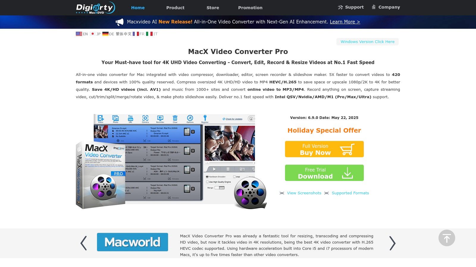 MacX Video Converter Pro