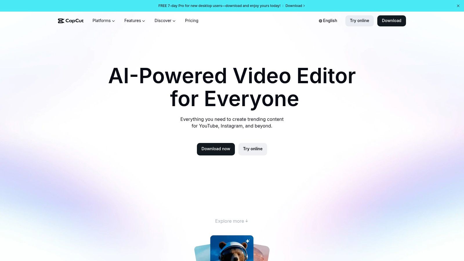 CapCut (CapCut official site)