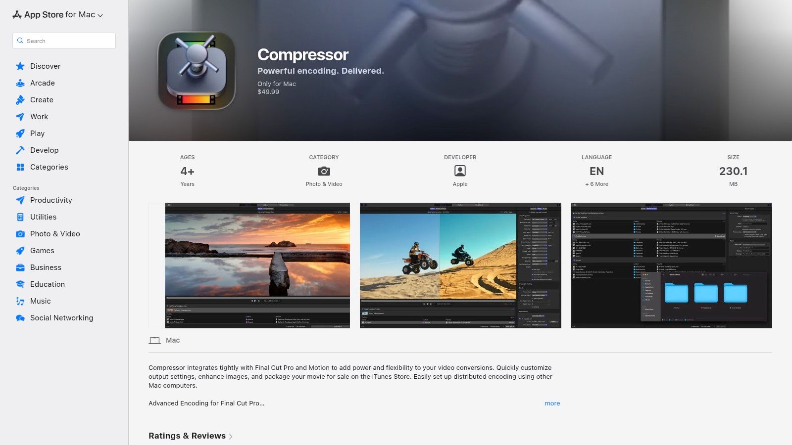 Apple Compressor