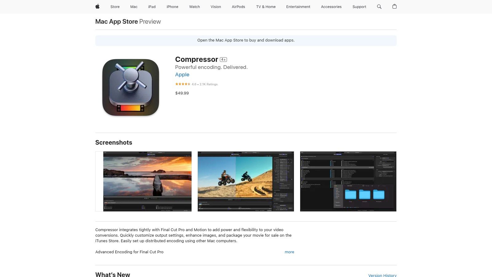 Apple Compressor