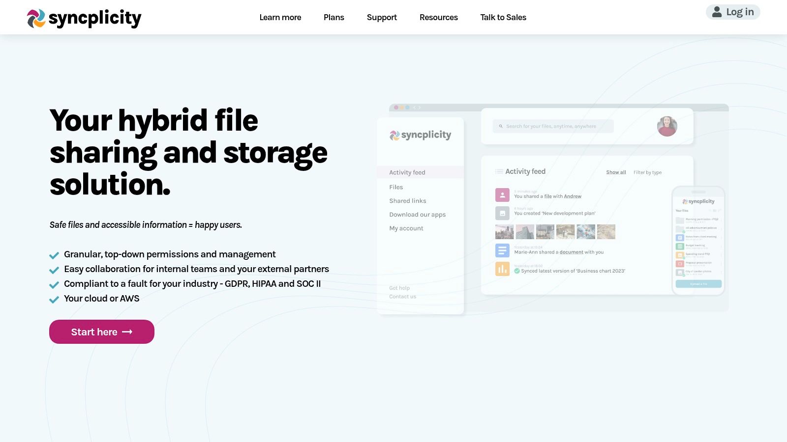 4. Syncplicity by Axway