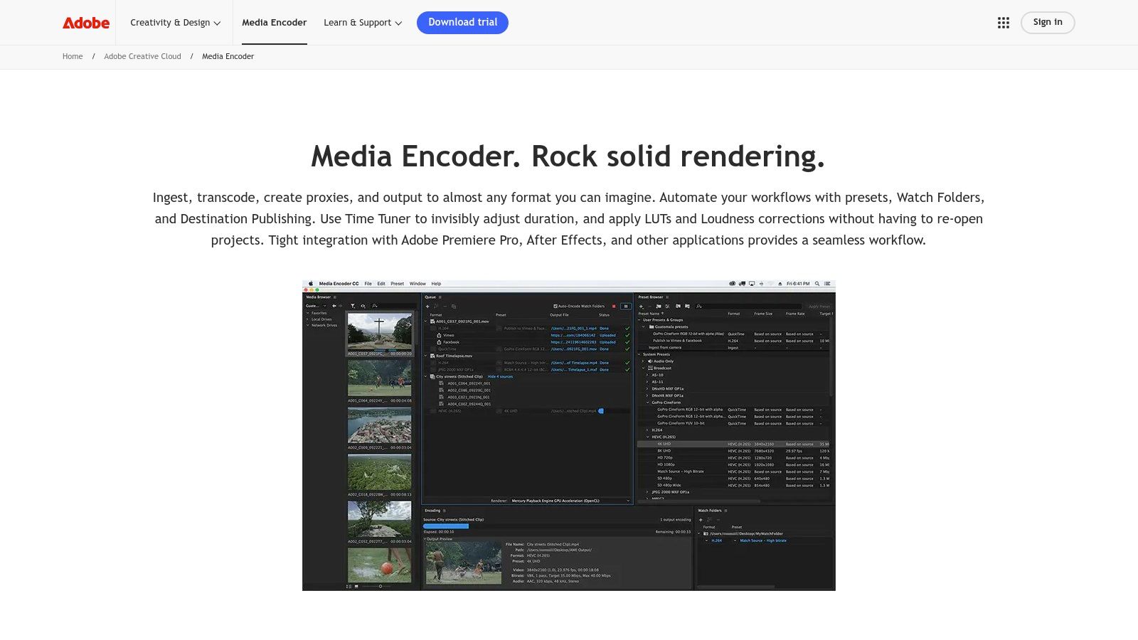 Adobe Media Encoder