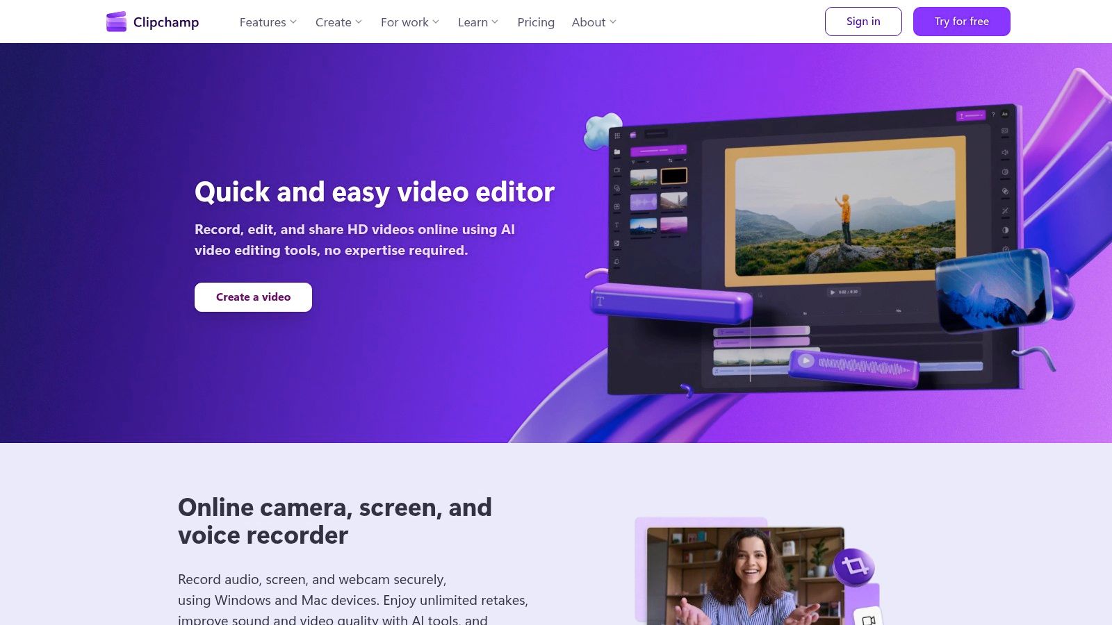 Microsoft Clipchamp