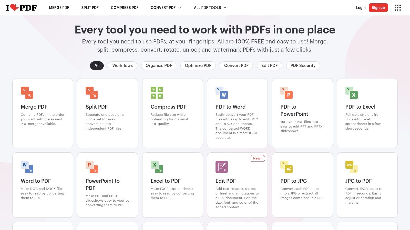 iLovePDF (Mac app + Web)