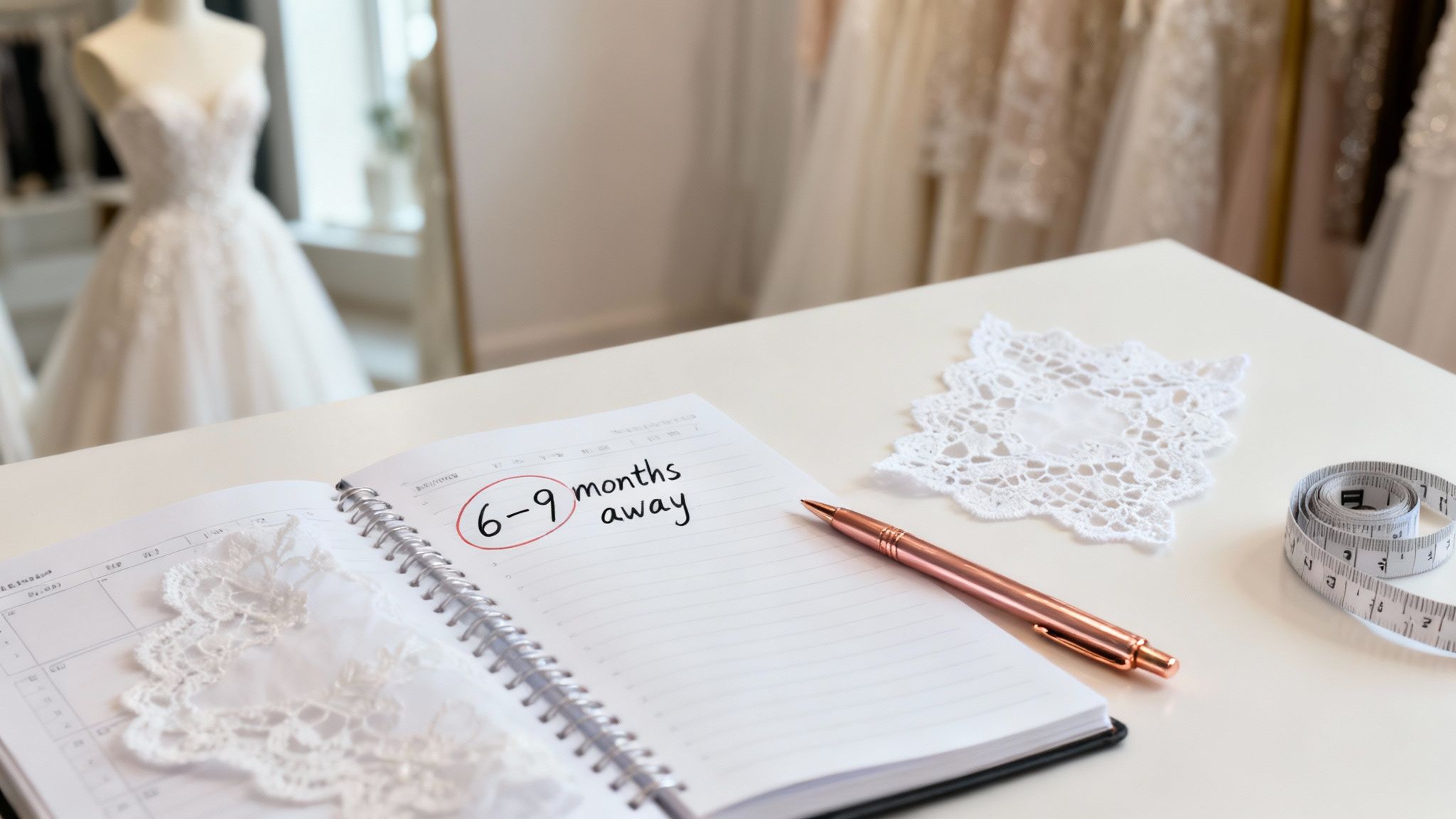 Start Shopping 6-9 Months Before Your Wedding