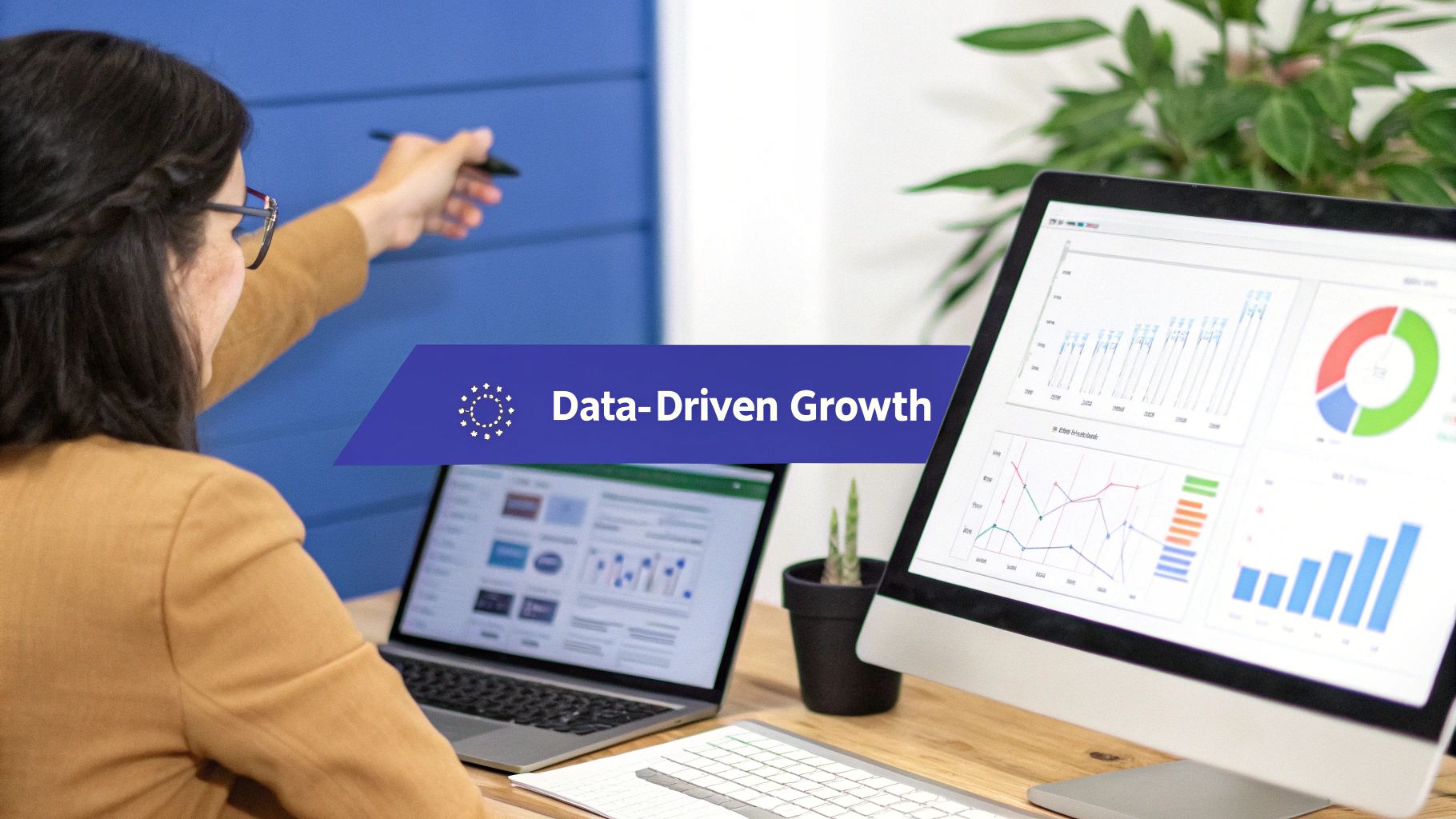 A dashboard showing various performance metrics and graphs, illustrating data-driven optimization.