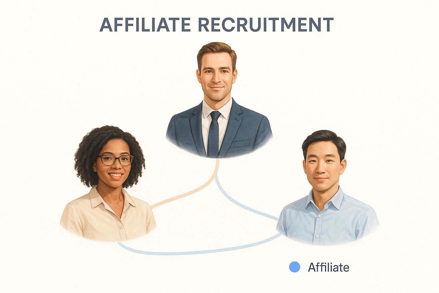 Infographic about how to create affiliate program