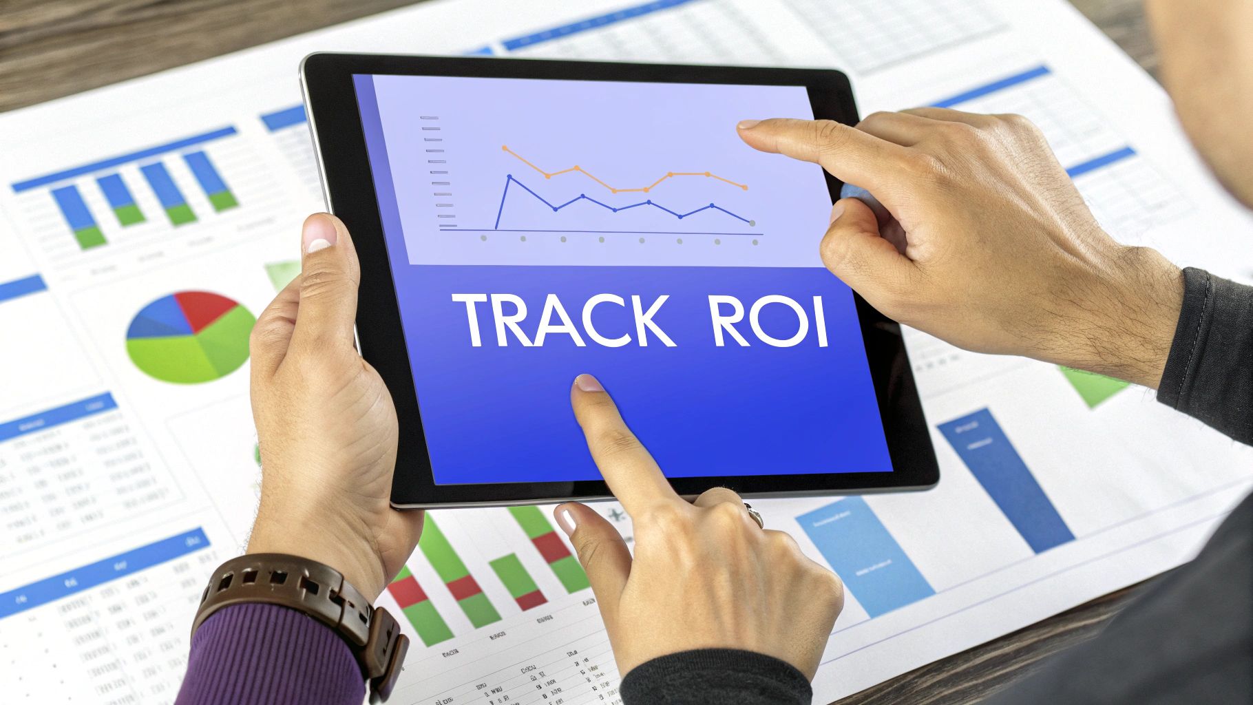 An illustration showing a shield and a handshake, symbolizing protection and partnership in affiliate marketing