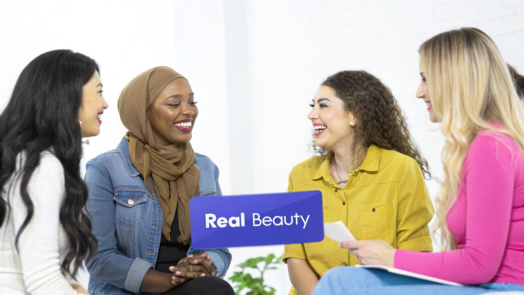 A collage of women featured in Dove's Real Beauty Campaign