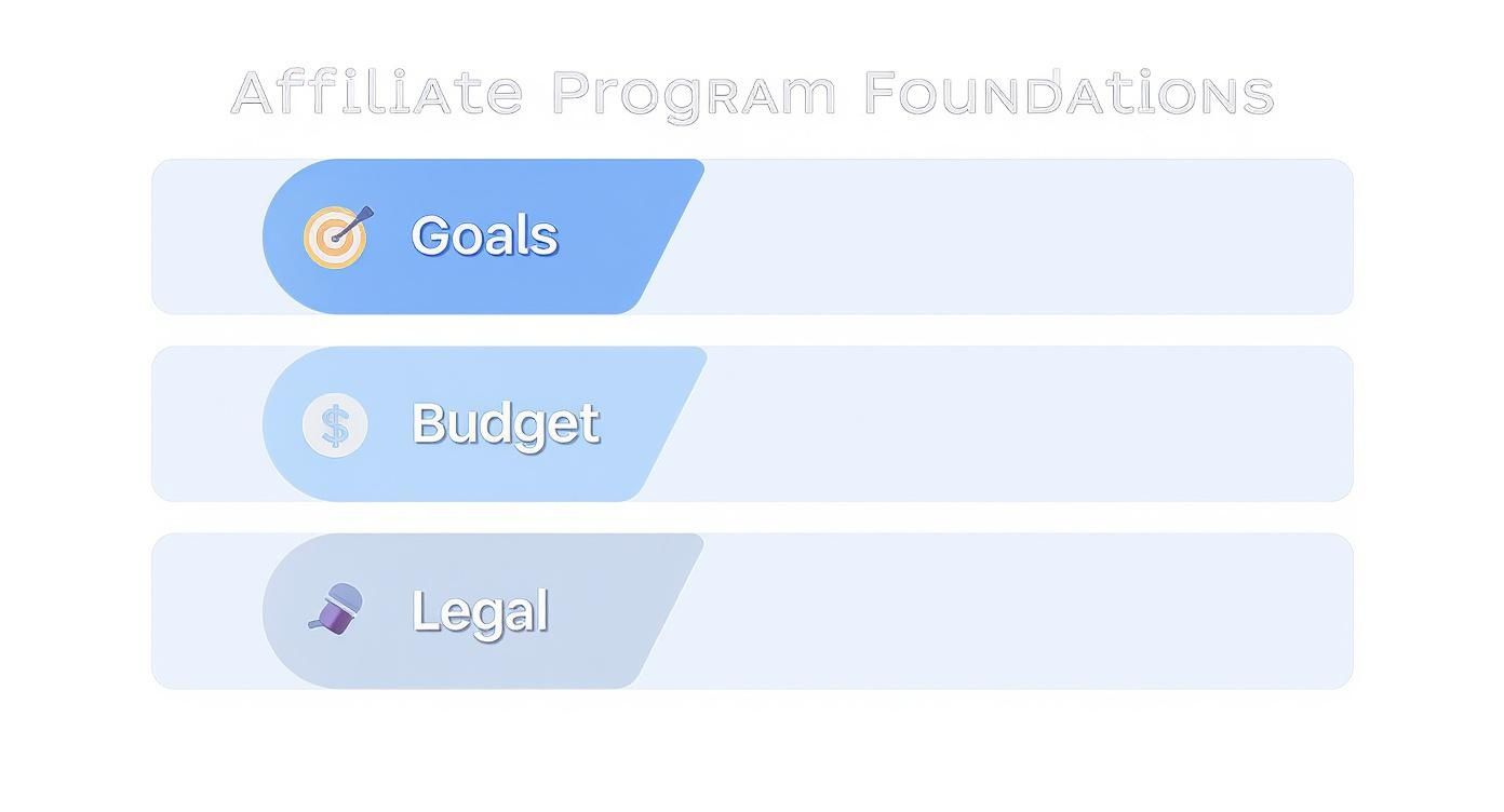 Infographic about create an affiliate program