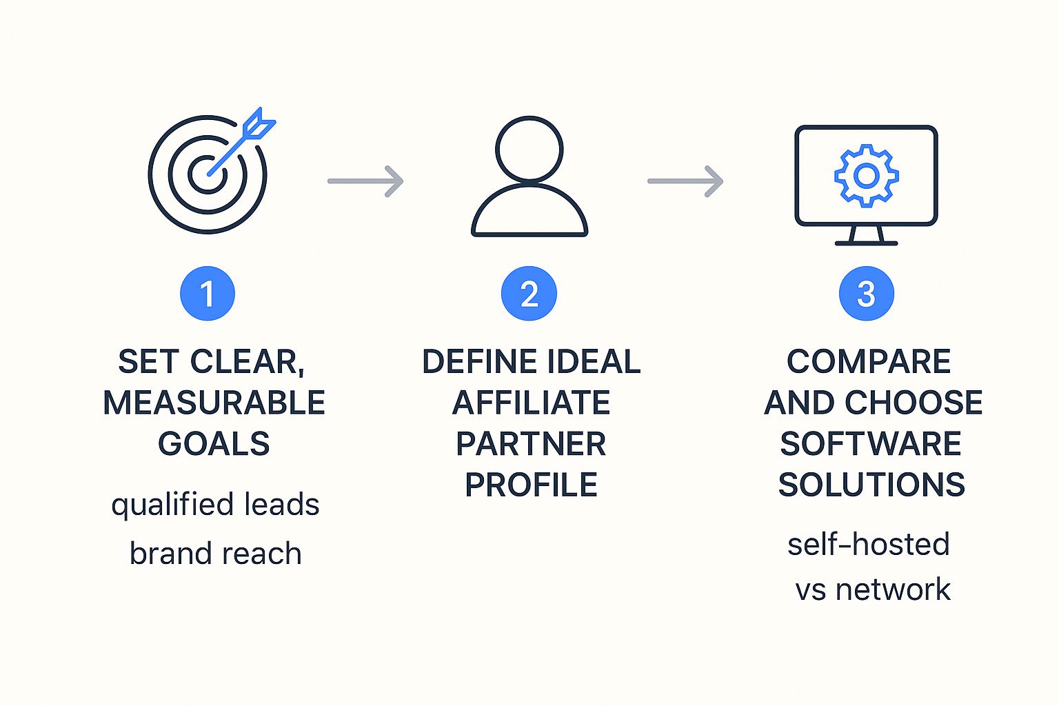 Infographic about manage affiliate programs