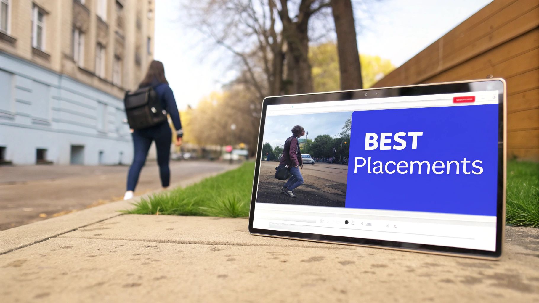 A person strategically placing pins on a map, symbolizing the smart placement of affiliate links.