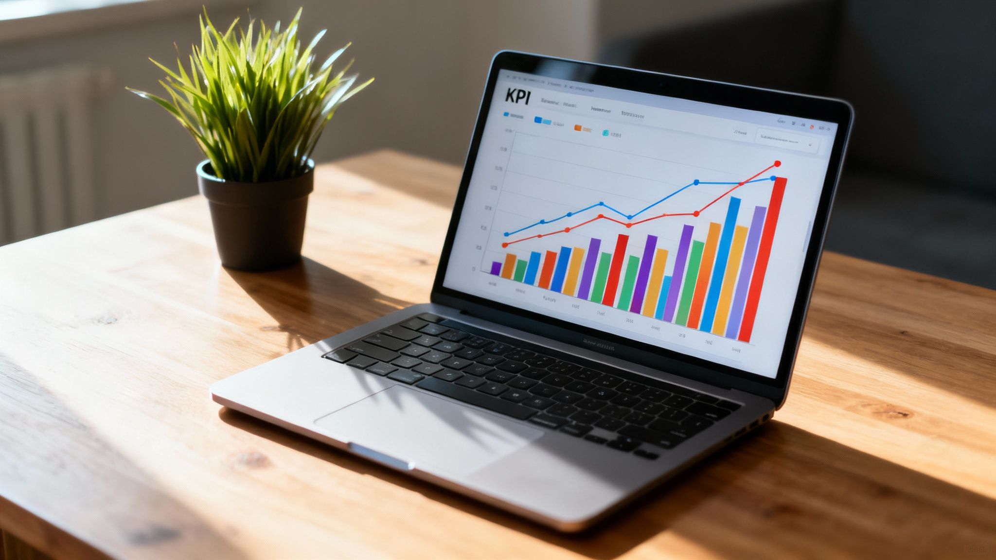 A person analyzing graphs and charts on a computer screen, symbolizing performance measurement and optimization.