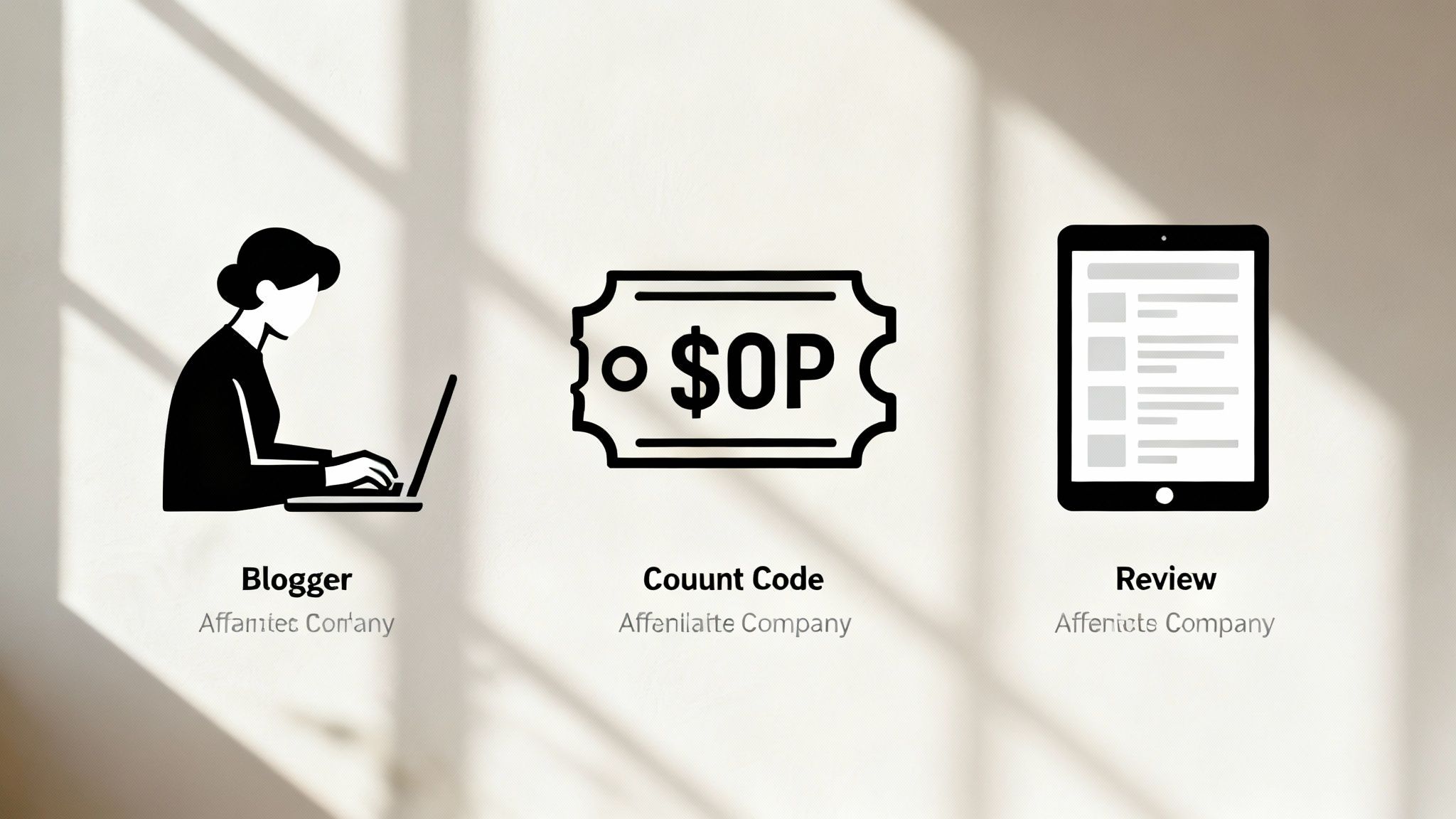 A diverse group of individuals working on laptops and tablets, representing different types of affiliate companies from bloggers to review sites.