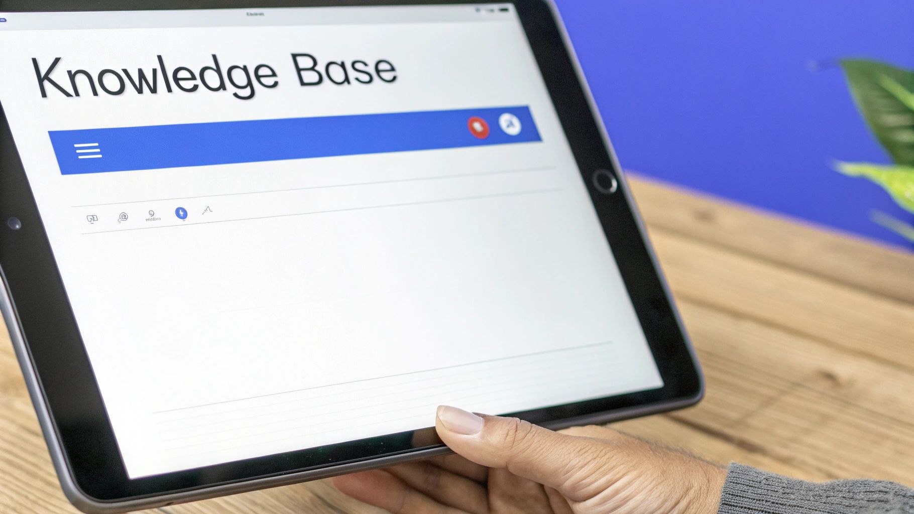 Comprehensive Self-Service Knowledge Base