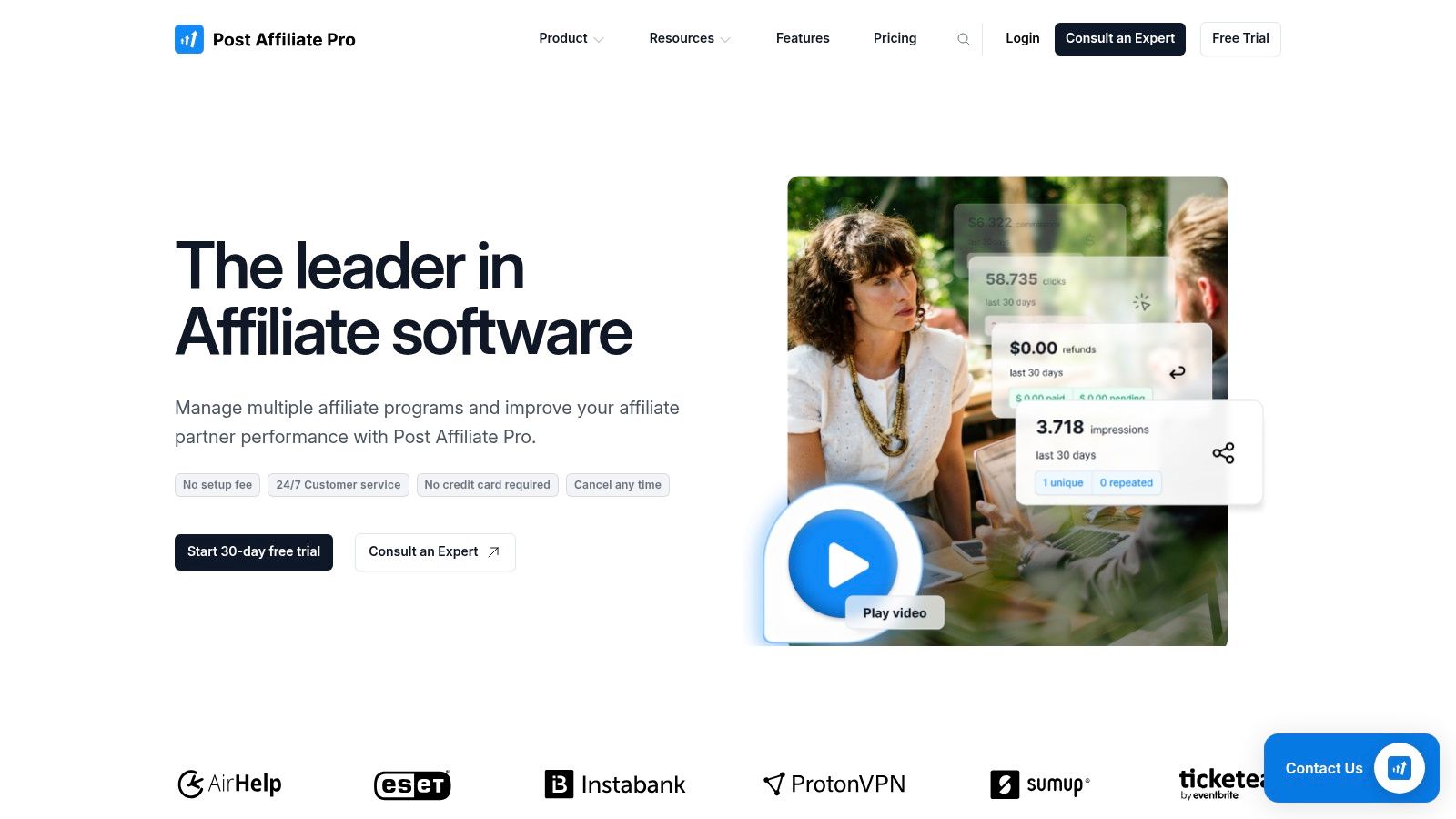 Post Affiliate Pro