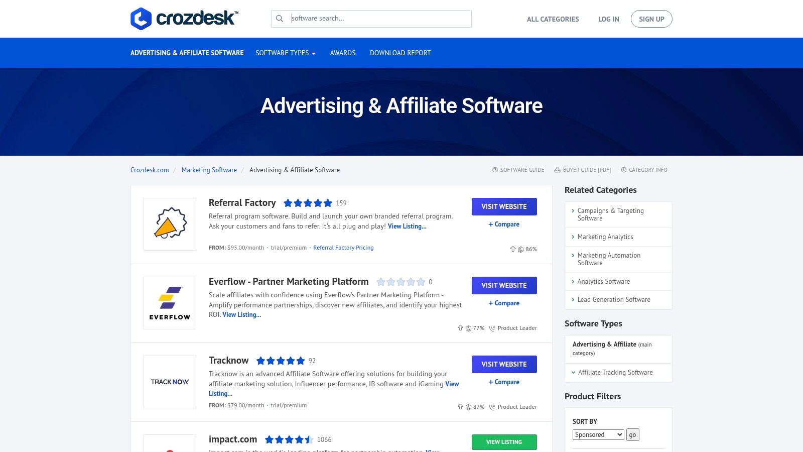 Crozdesk – Advertising & Affiliate Software