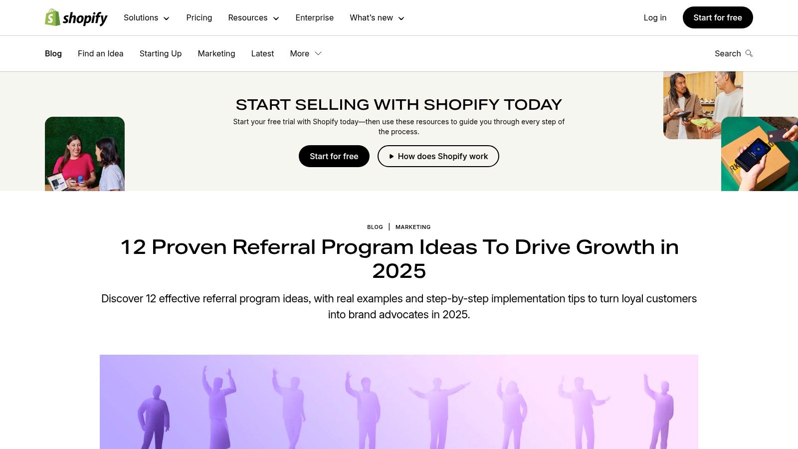 Shopify Blog (Referral Program guide)