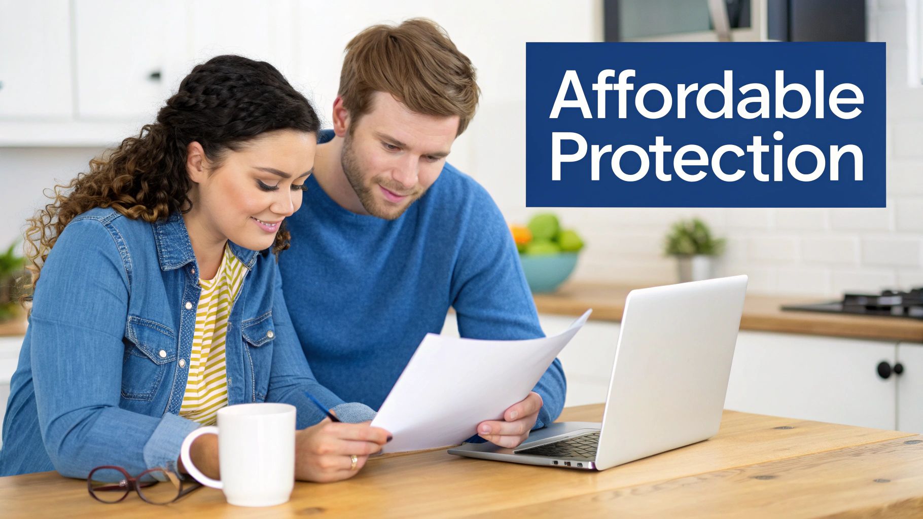 A family smiling together, representing the peace of mind life insurance provides