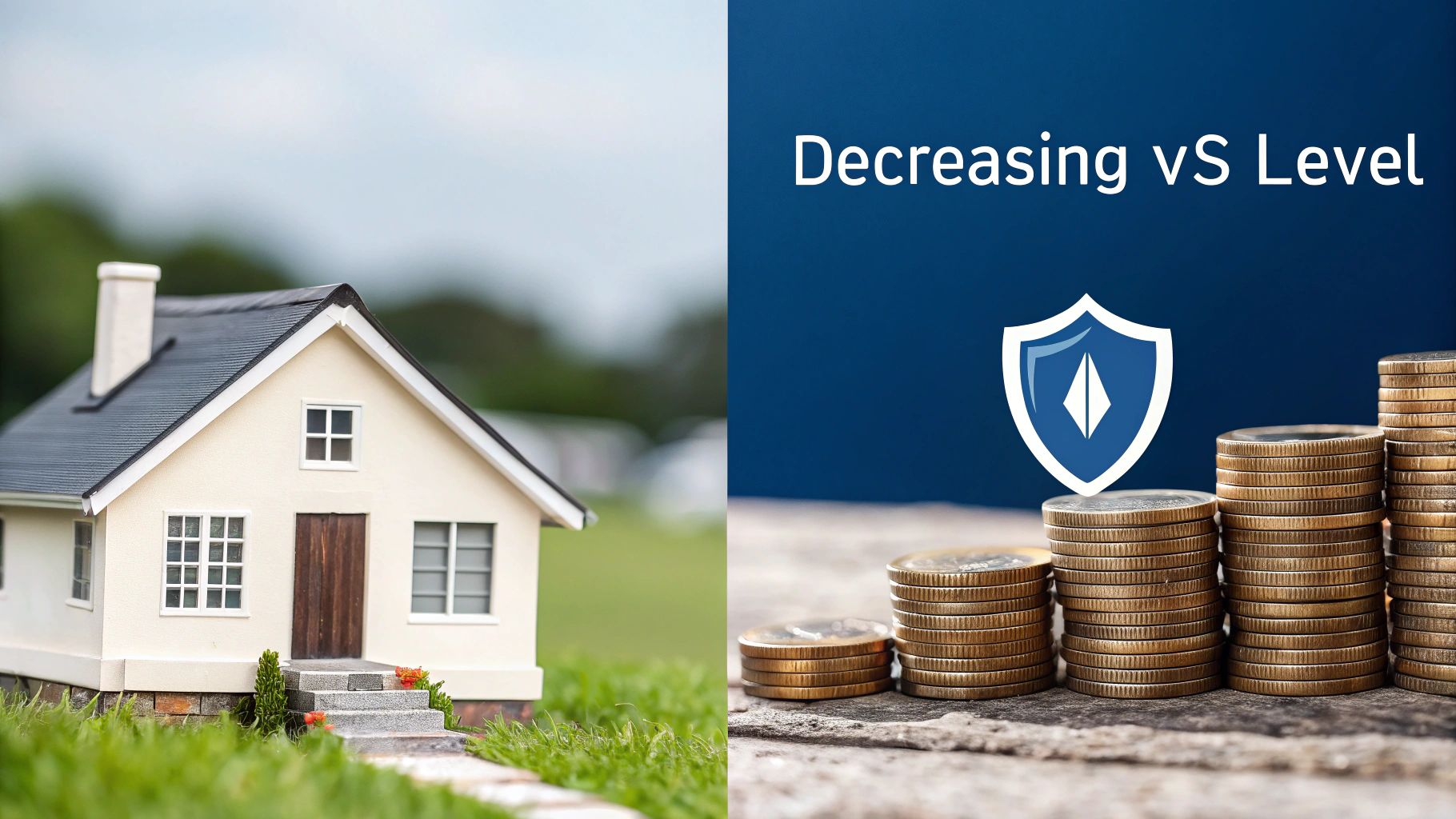 Two paths diverging, one labeled "Decreasing Term" and the other "Level Term," illustrating a choice.