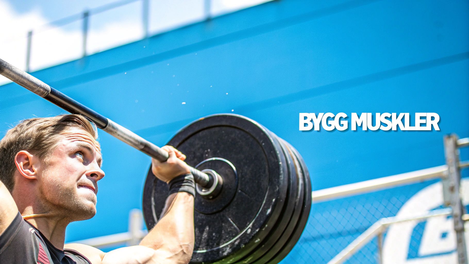 En person som blander kreatinpulver i en shaker på et kjøkken.