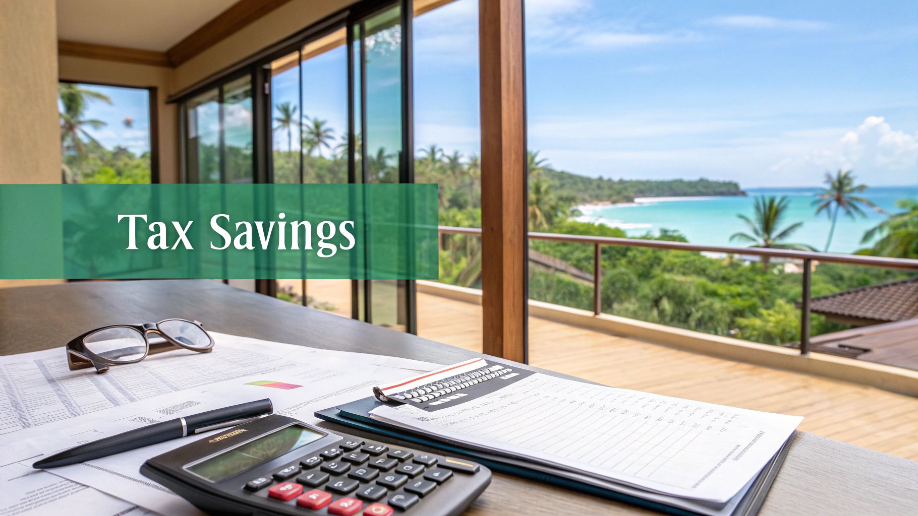 Uma vila tropical com piscina em um empreendimento aprovado pela CONFOTUR na República Dominicana.