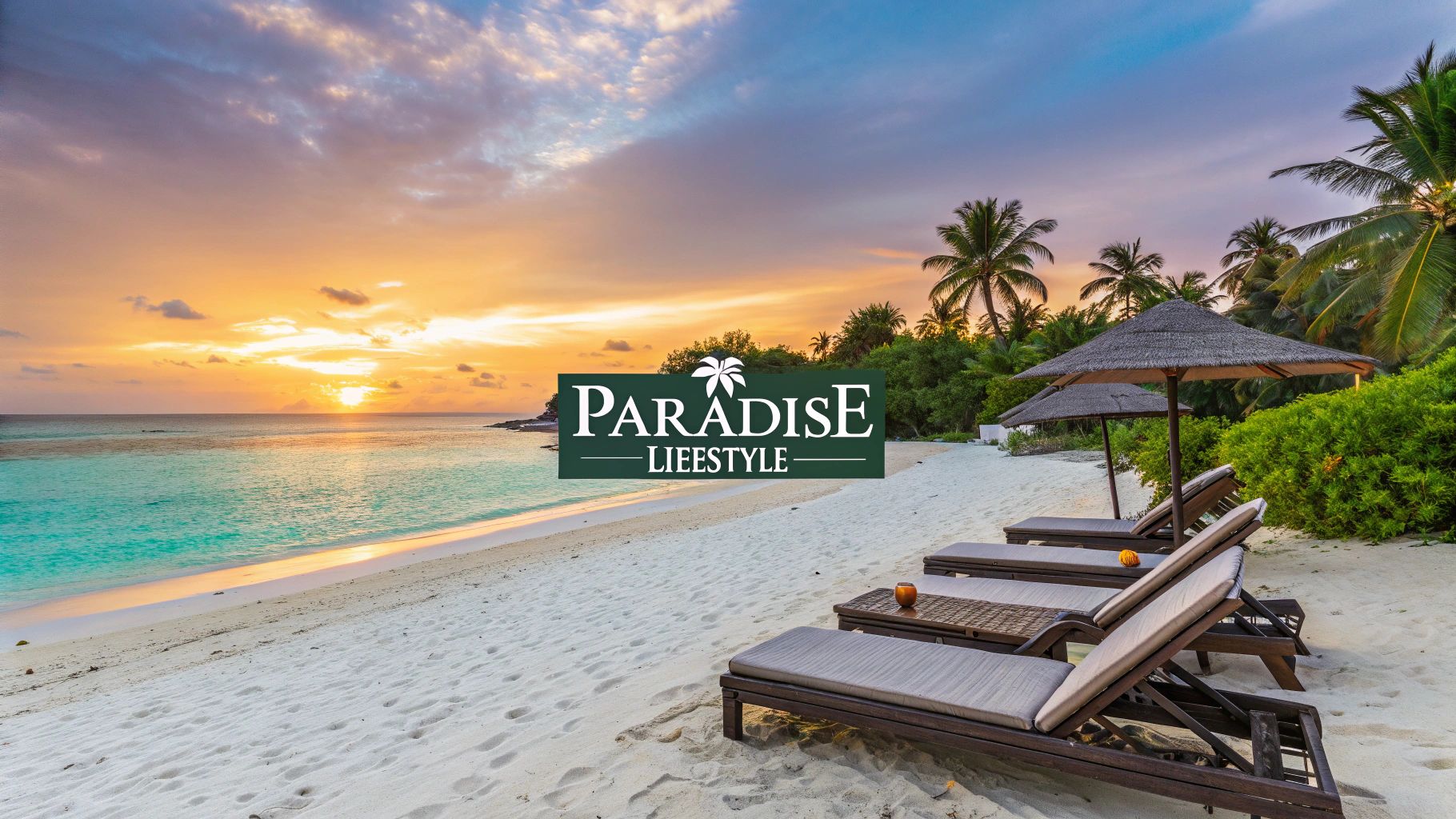 Una playa serena en Las Terrenas, República Dominicana, con palmeras y aguas turquesas cristalinas.
