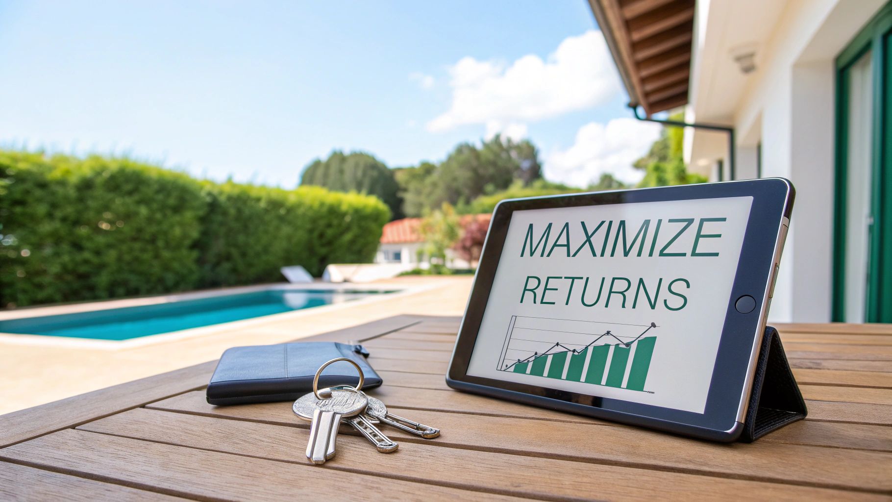 A luxurious villa with a pool overlooking the ocean in the Dominican Republic.