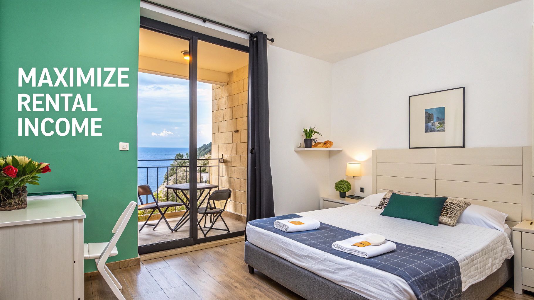 Un moderno y soleado apartamento interior en la República Dominicana, listo para alquilar.