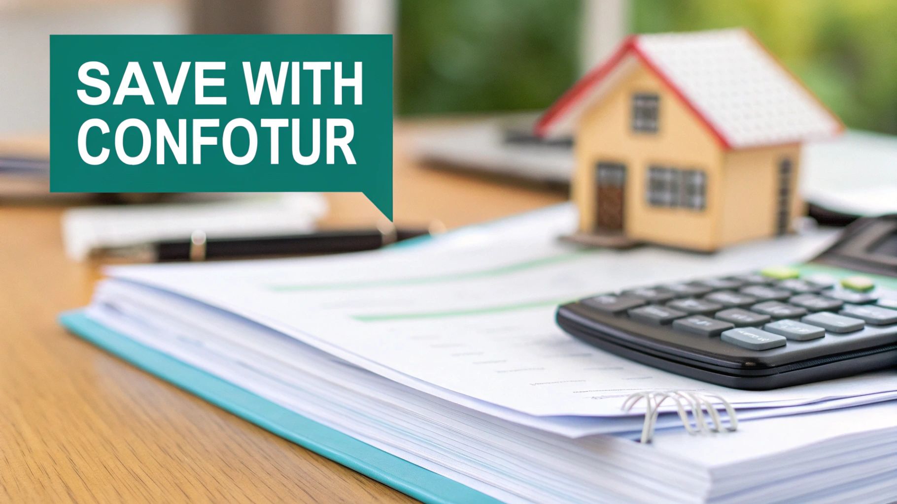 Una pareja revisa documentos de propiedad con un agente inmobiliario en una oficina moderna y luminosa.