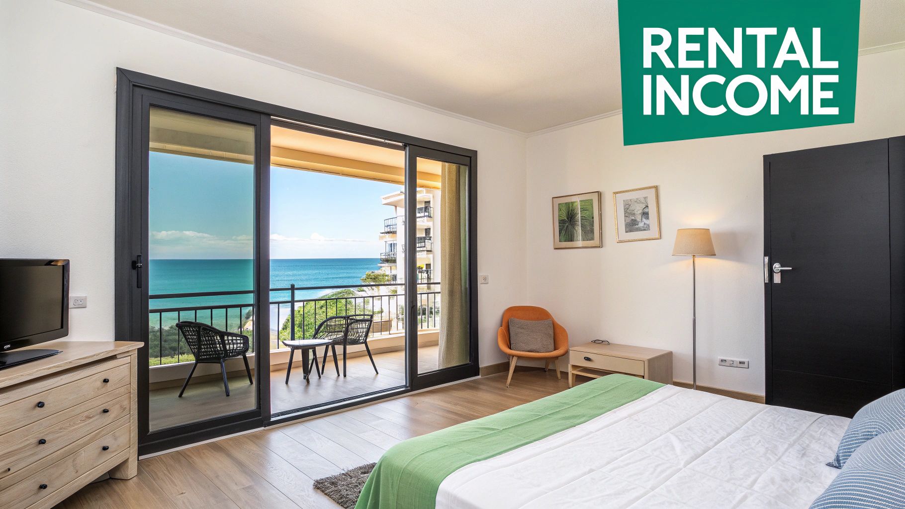 Cocina moderna en una propiedad de alquiler en Sosúa