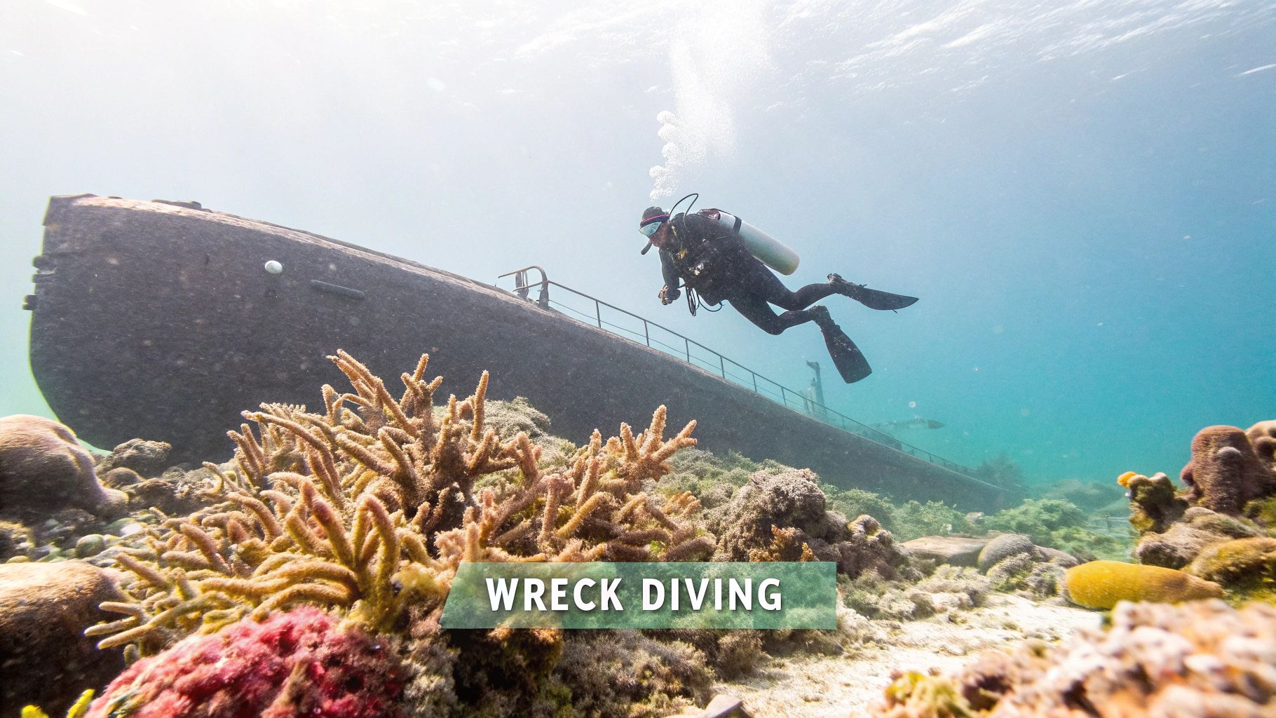 Pueblo de Bayahibe y naufragio de submarino