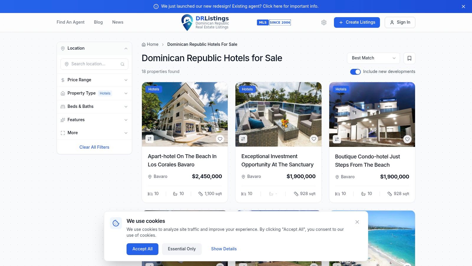 DRListings.com (Listados de propiedades en República Dominicana)