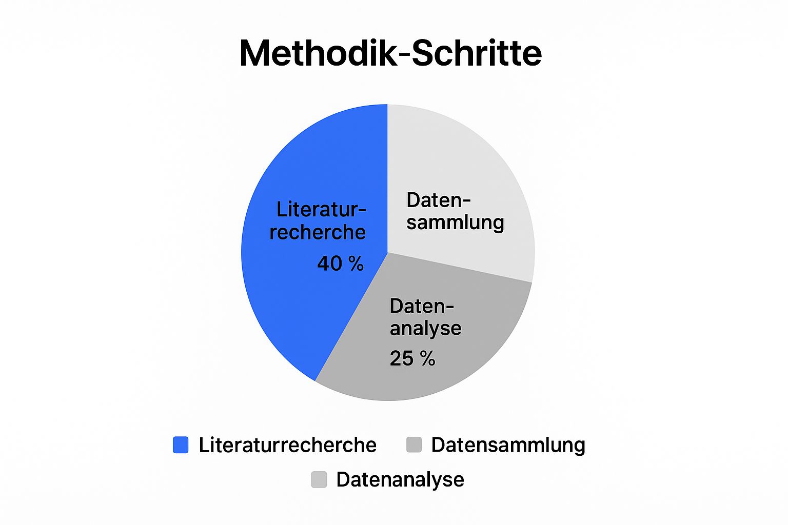 Infografik über den Aufbau einer Hausarbeit