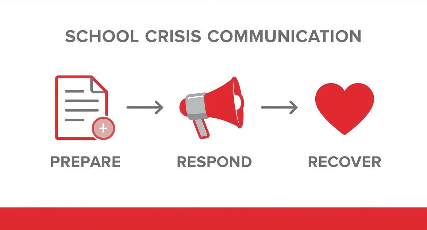 Infographic about public relations in schools