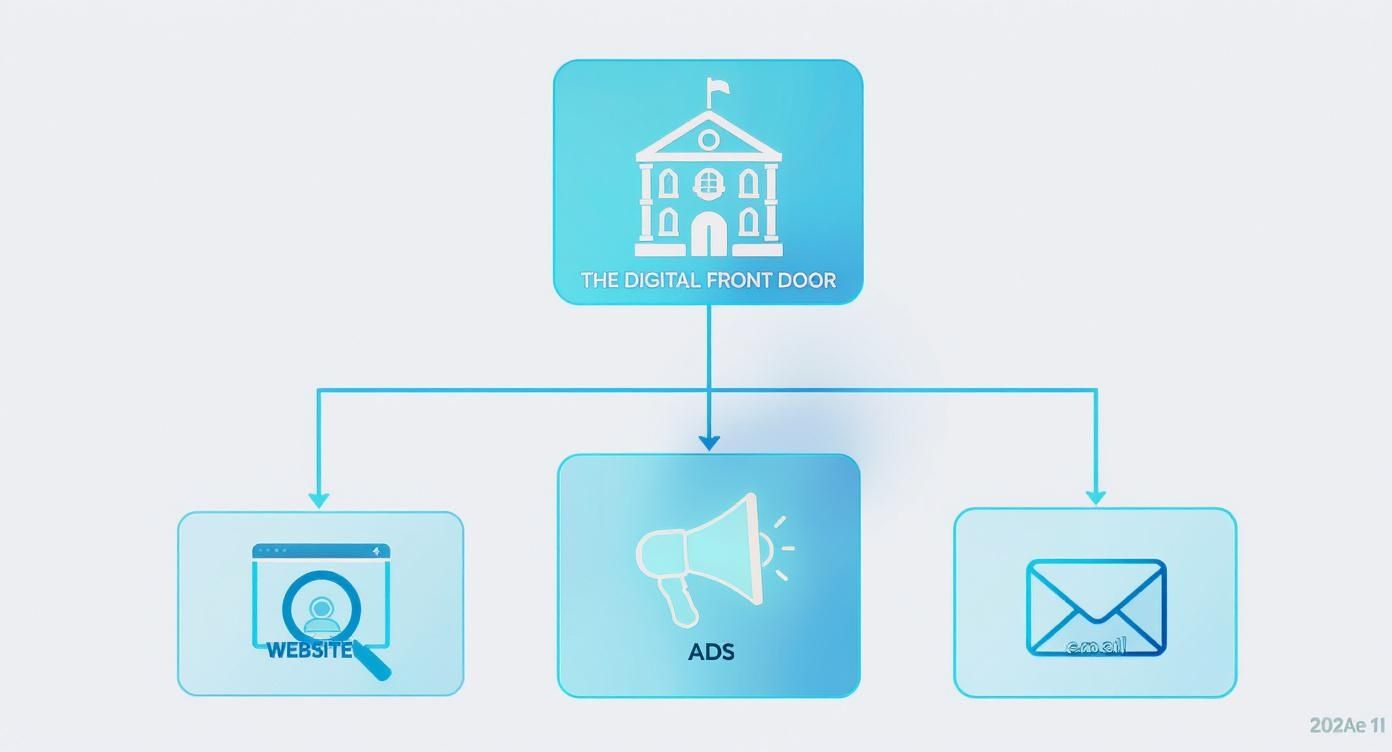 Infographic about what is digital strategy