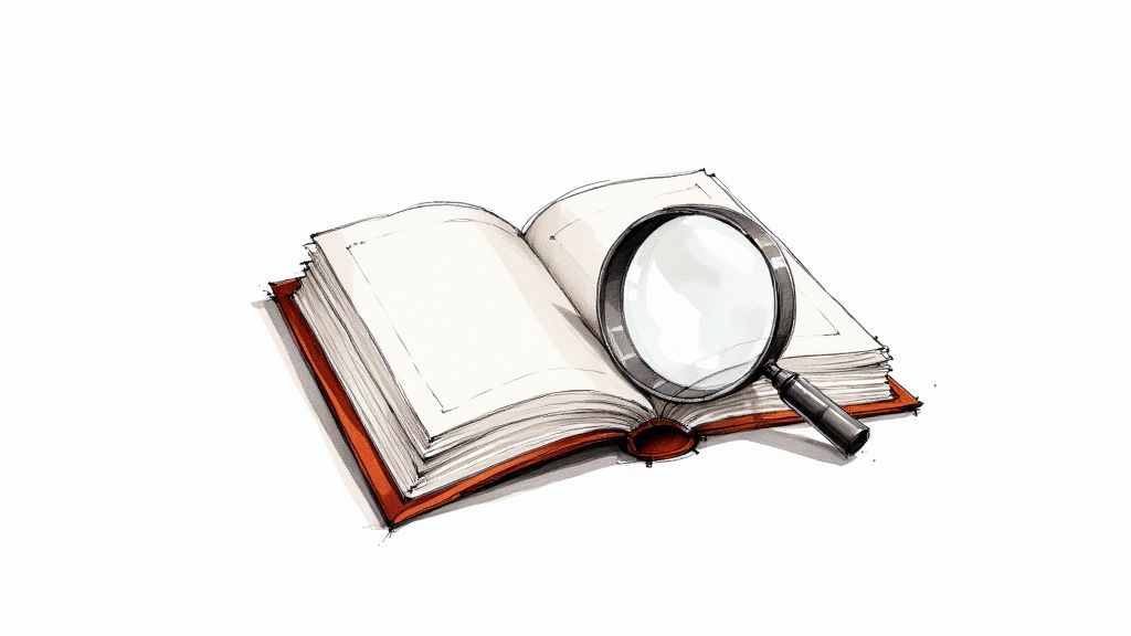 Several different marketing materials like brochures, social media posts, and letters spread out on a desk, all showing a consistent message.