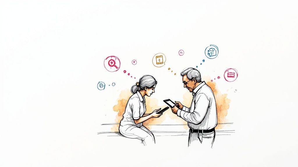Intergenerational Tech Tutoring