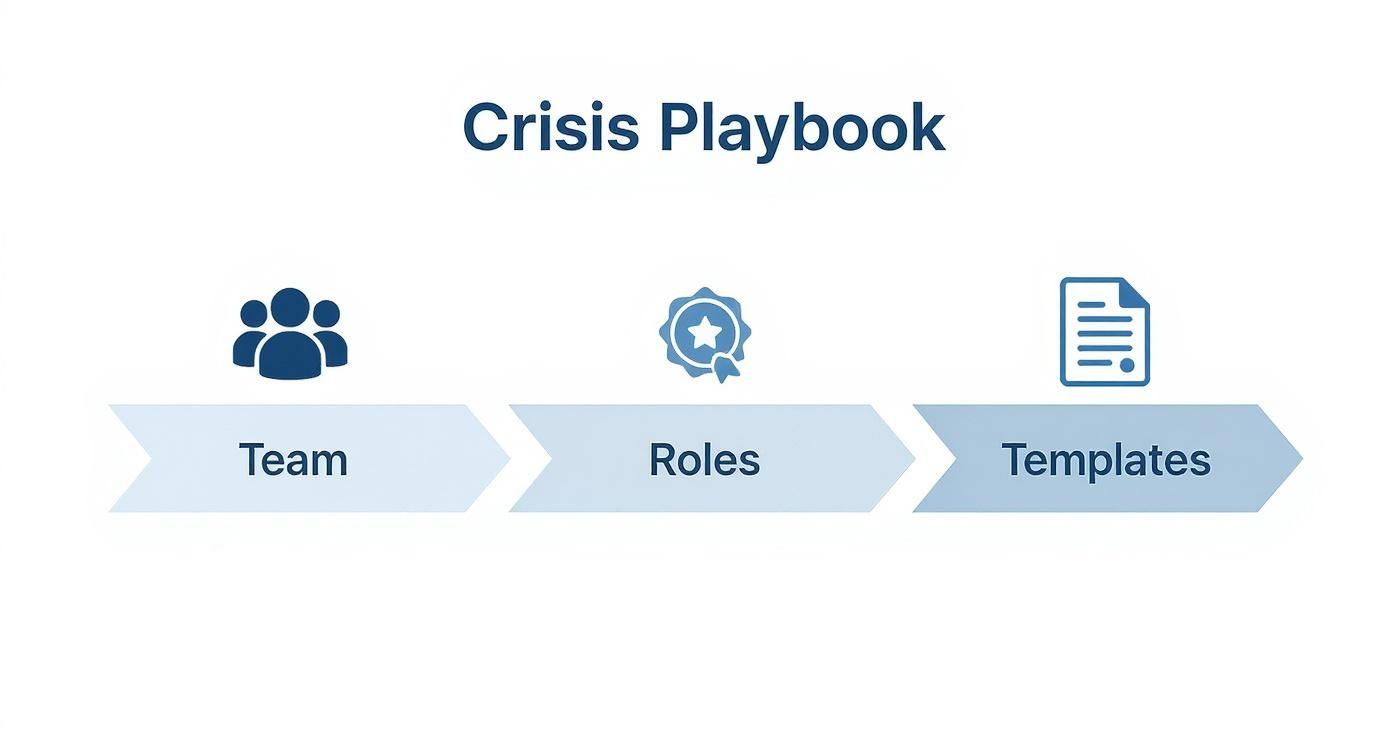Infographic about crisis communication on social media