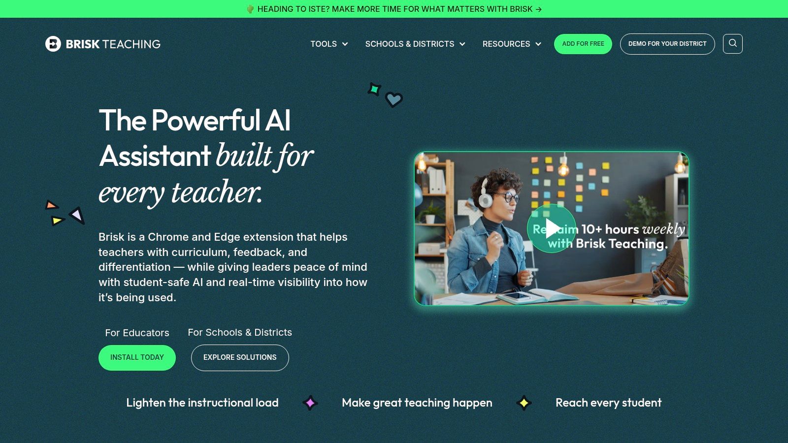 Brisk Teaching