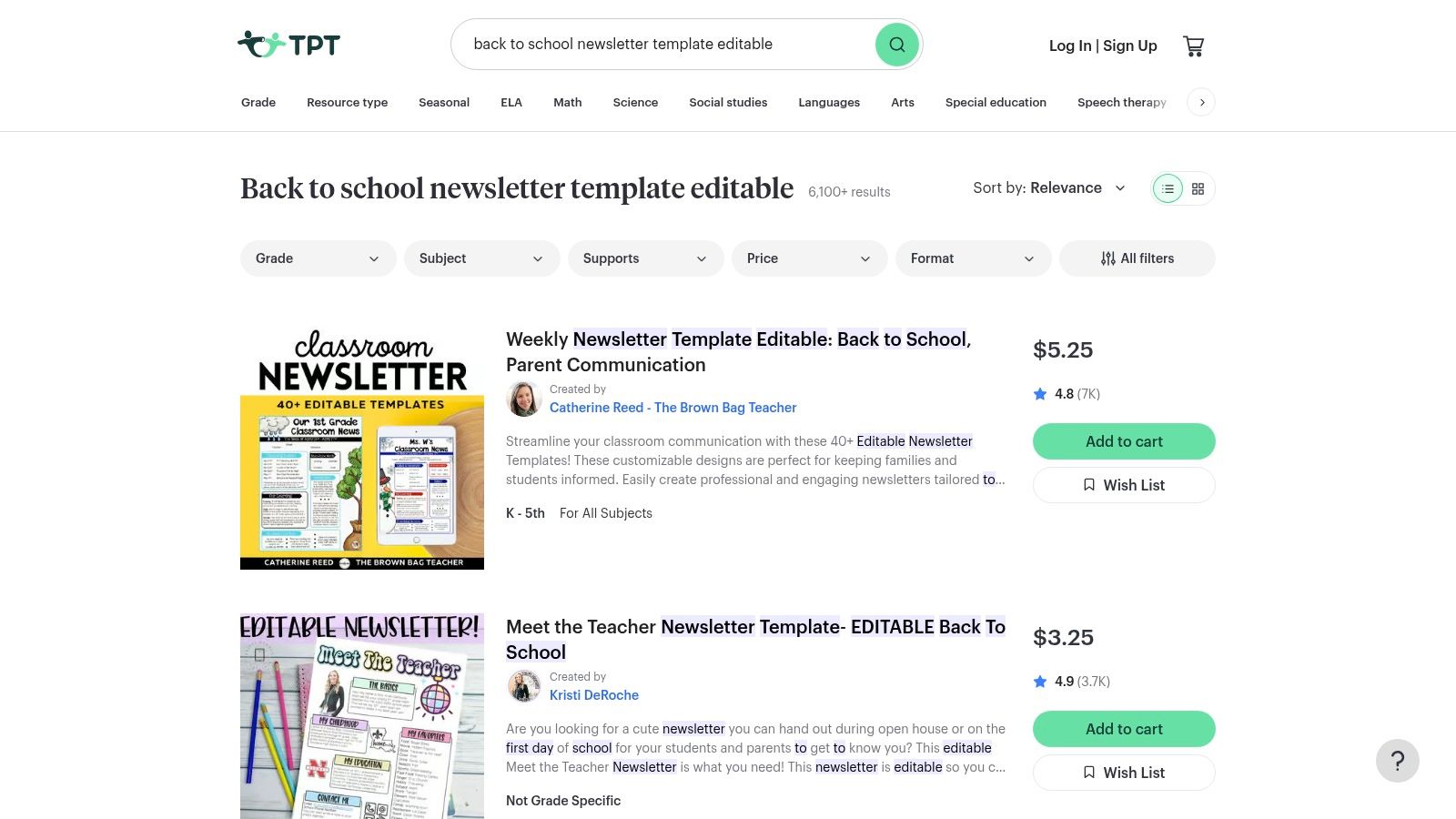 Teachers Pay Teachers (TPT)
