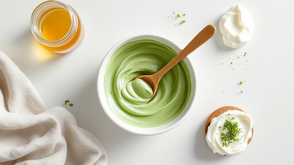 DIY Matcha Green Tea Face Mask