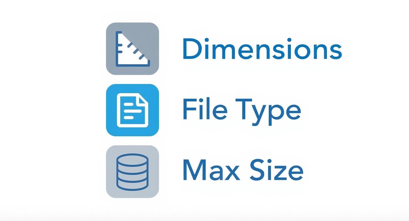 Infographic about linkedin carousel size