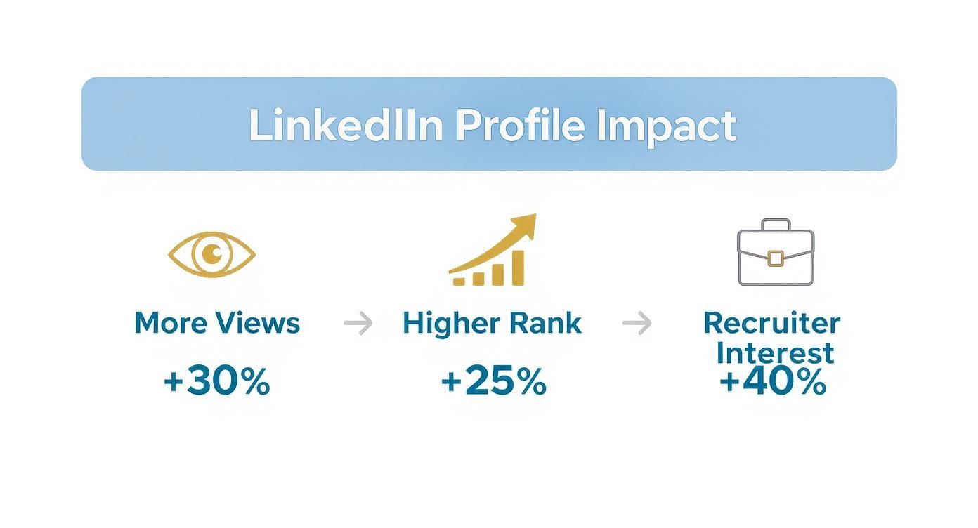 Infographic about how to get my linkedin profile url