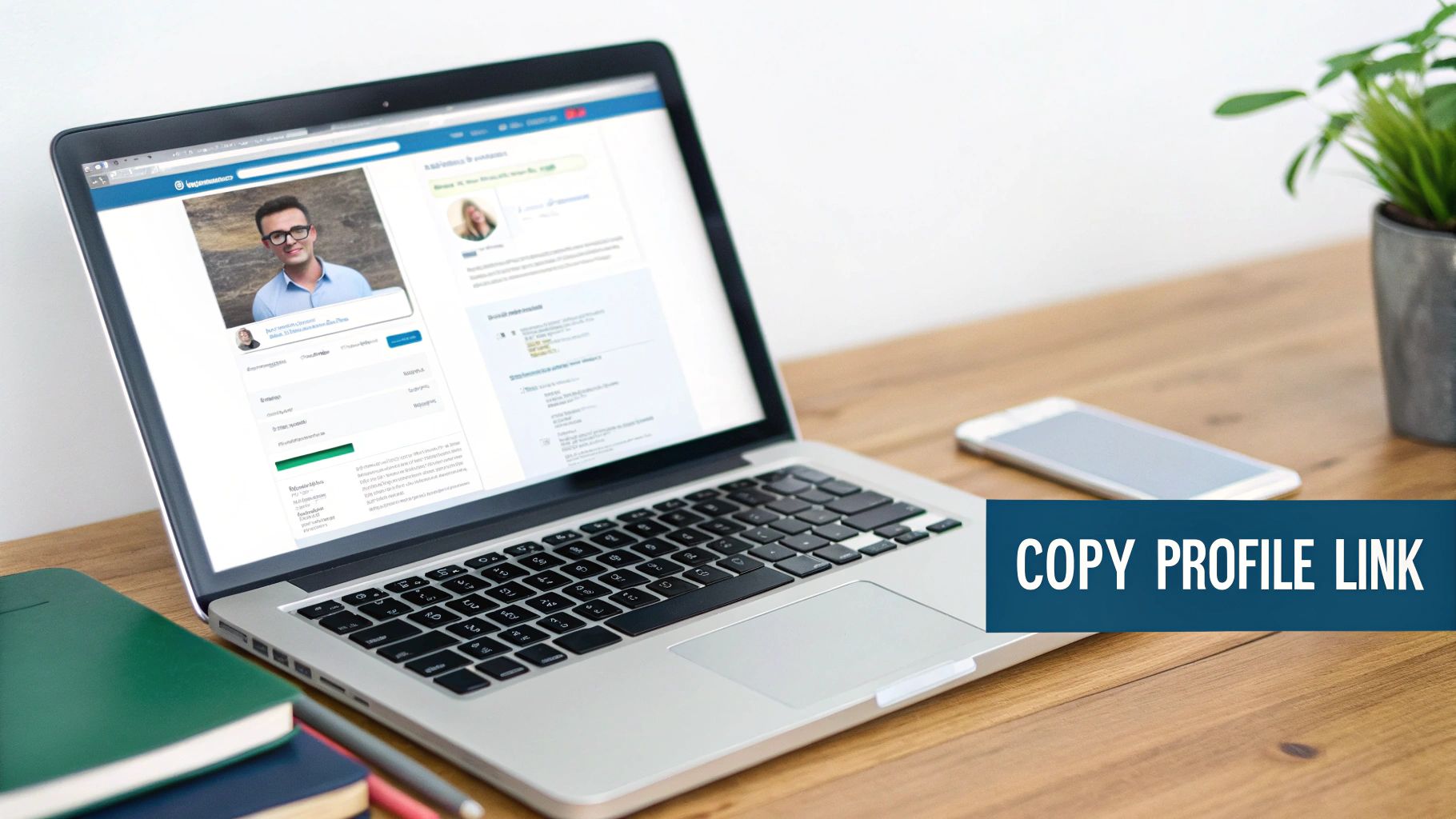 Screenshot showing the 'Edit public profile & URL' button on a LinkedIn profile page