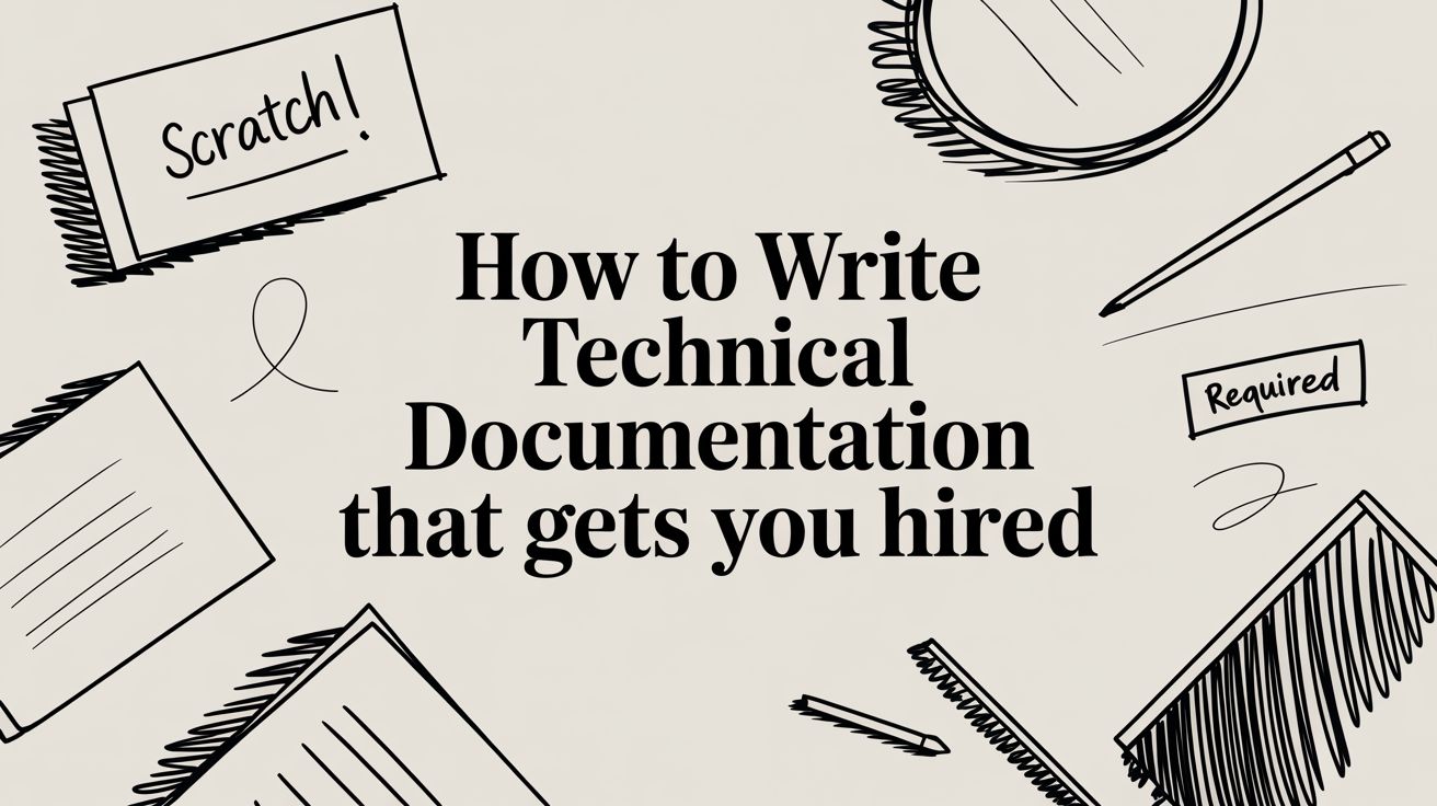 Featured image for article: How to Write Technical Documentation That Gets You Hired