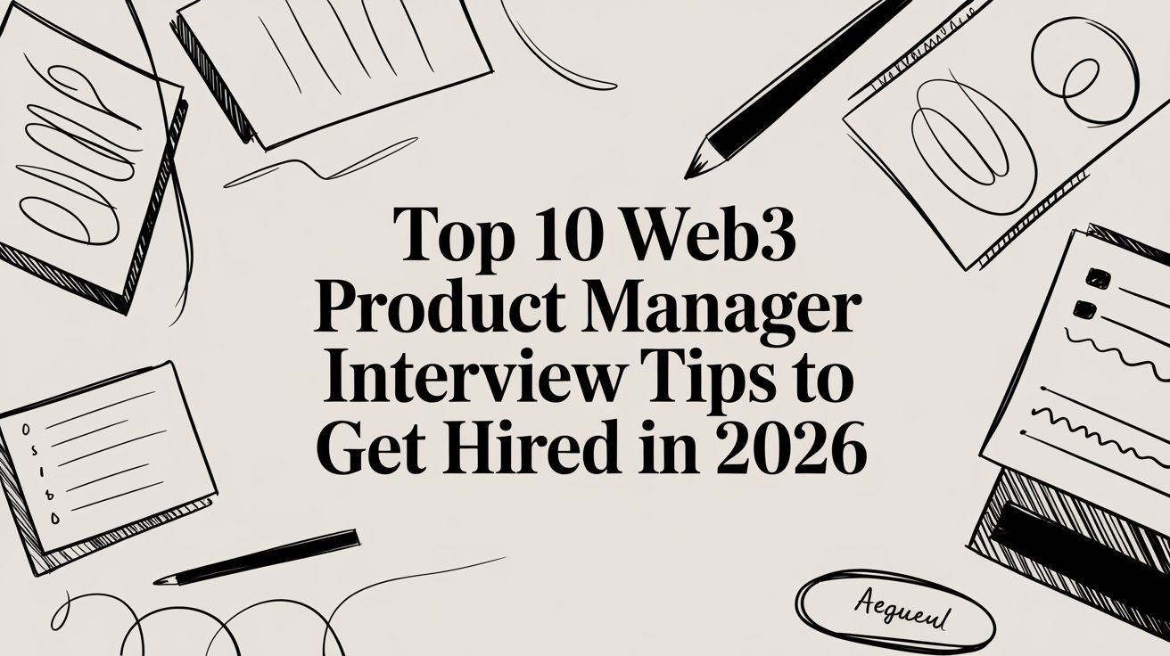 Featured image for article: Top 10 Web3 Product Manager Interview Tips to Get Hired in 2026