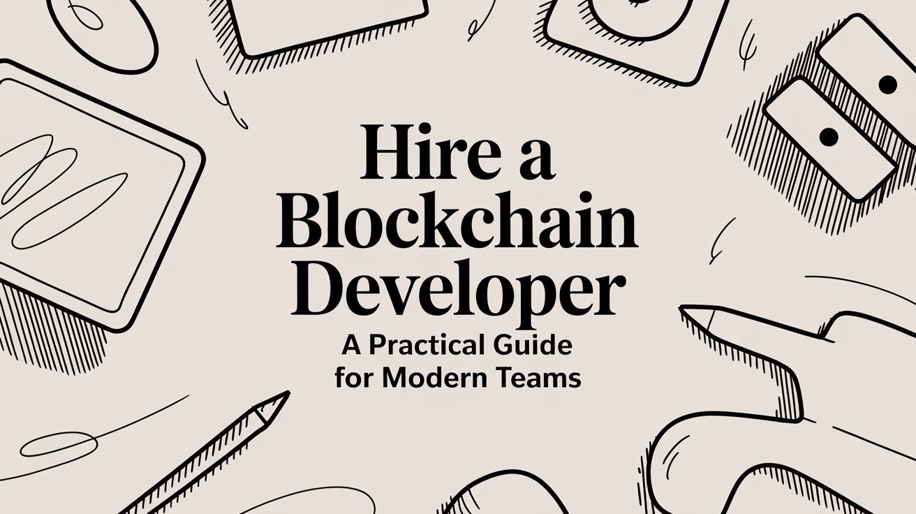 Featured image for article: Hire a Blockchain Developer A Practical Guide for Modern Teams