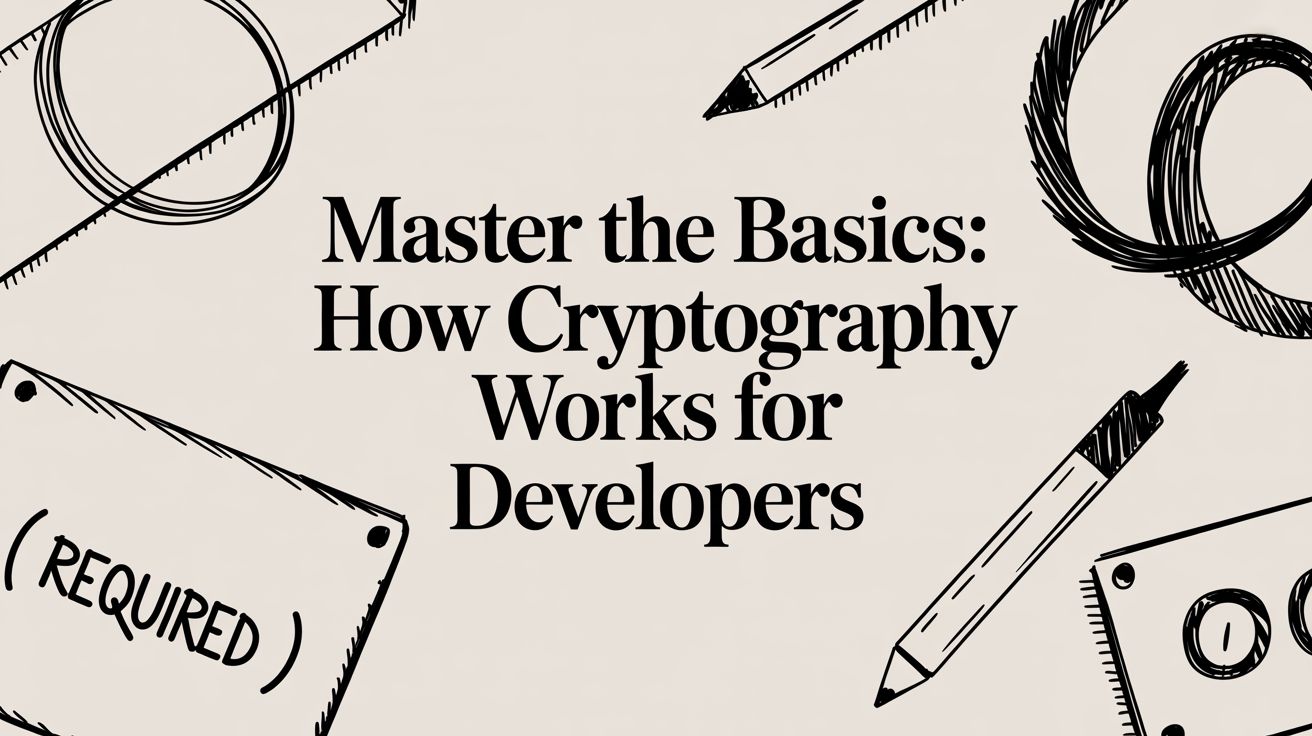 Featured image for article: Master the basics: how cryptography works for developers