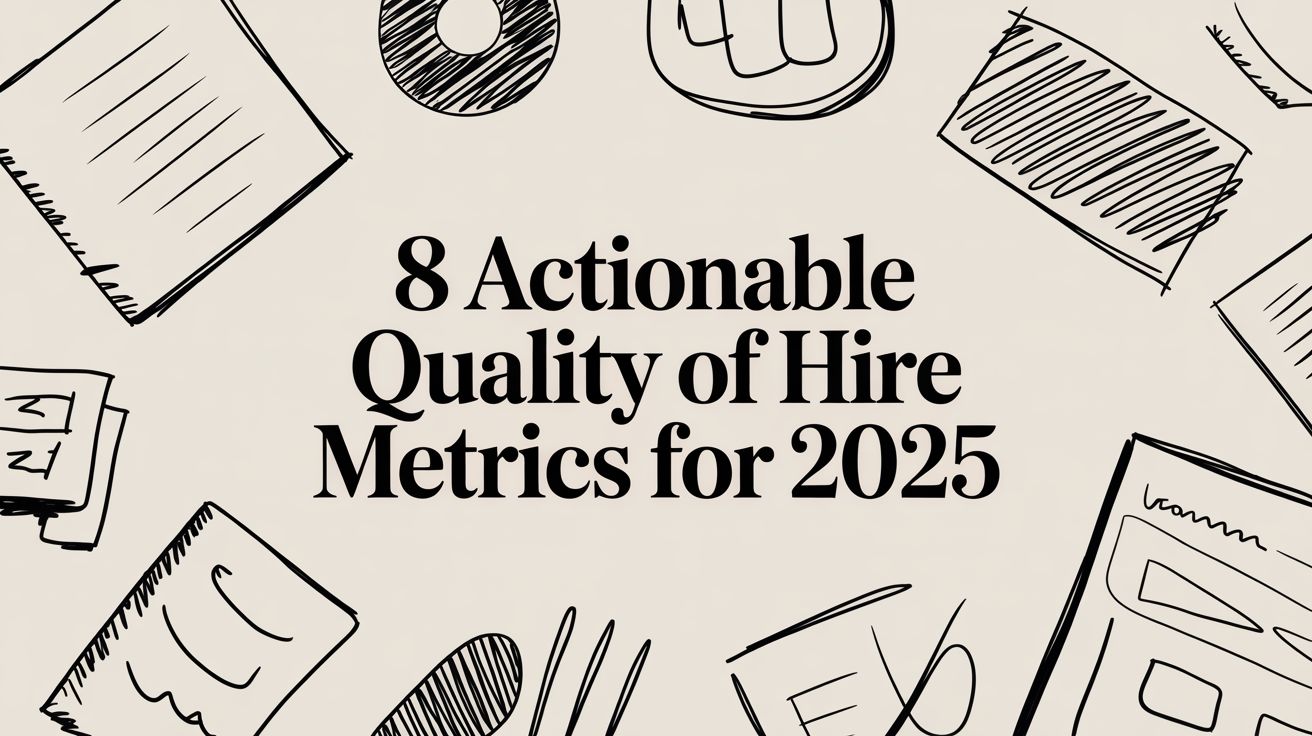 Featured image for article: 8 Actionable Quality of Hire Metrics for 2025